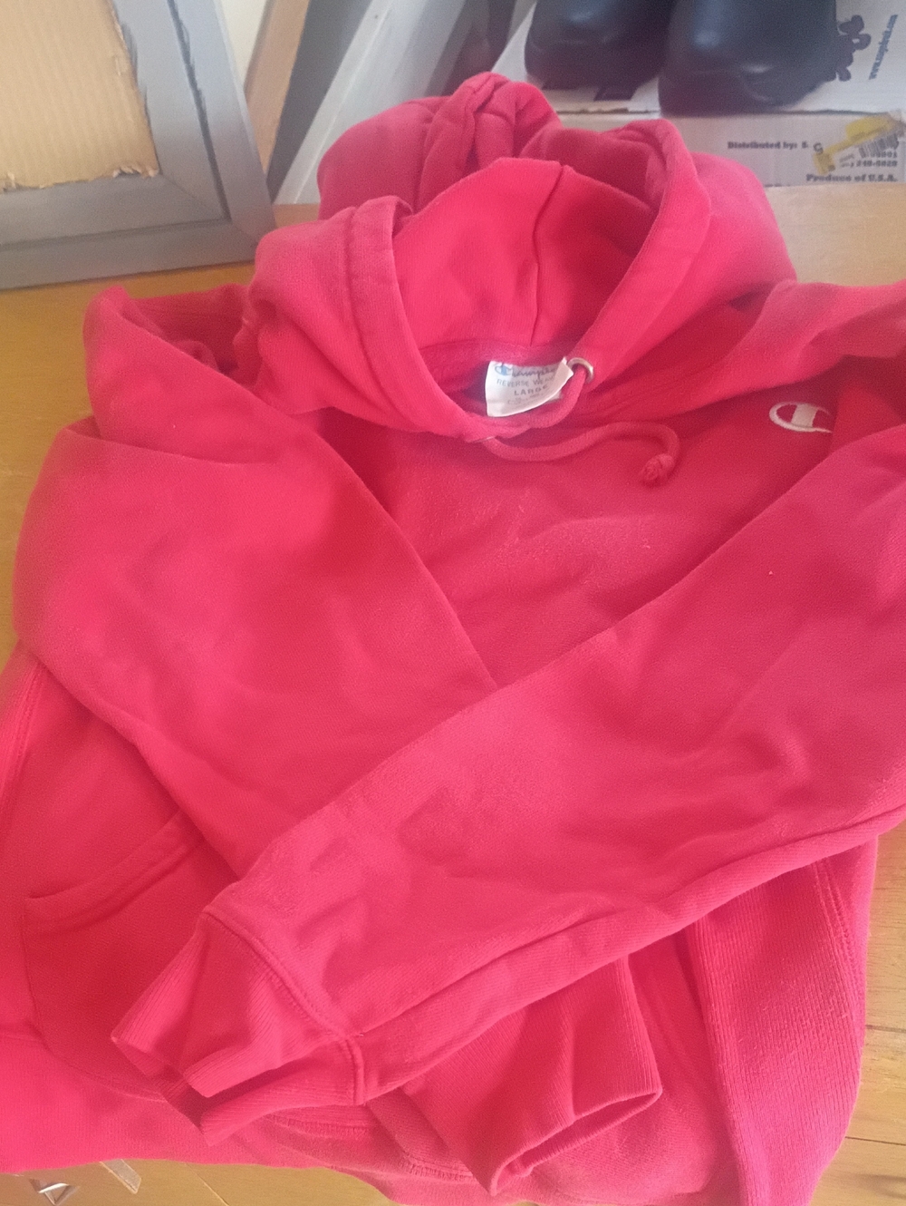 Champion Kids Hoodie Red